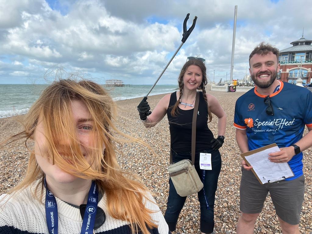 WDC, Sumo and SpecialEffect join forces to clean the beautiful beaches of Brighton in aid of Whale and Dolphin Conservation